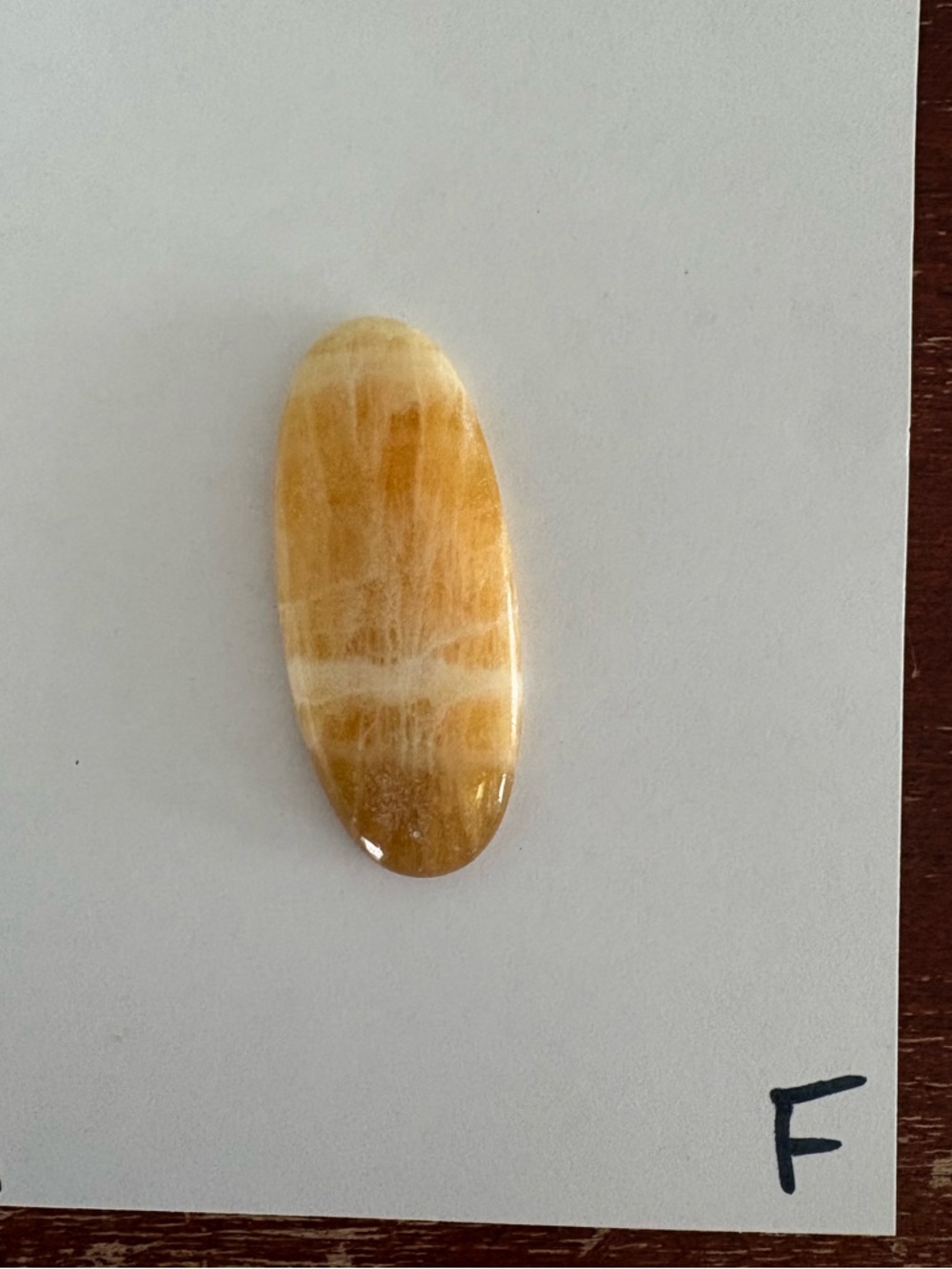 Orange Calcite Cabochon